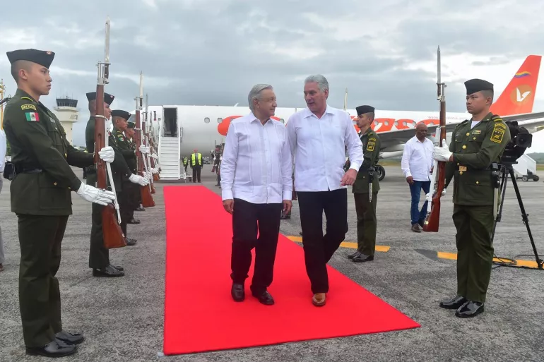 2023-02-11-Presidente-AMLO-Bienvenida-al-presidente-de-la-República-de-Cuba-Campeche-Foto-05-770x513